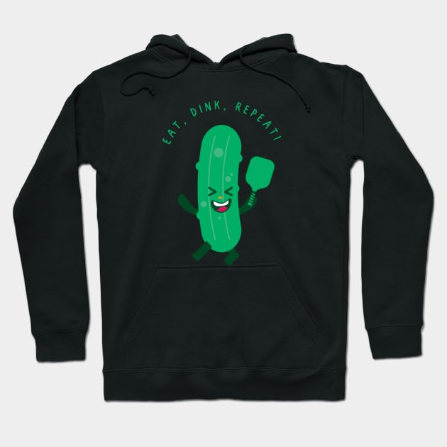 Eat, Dink, Repeat! Pickleball Hoodie by Project Charlie